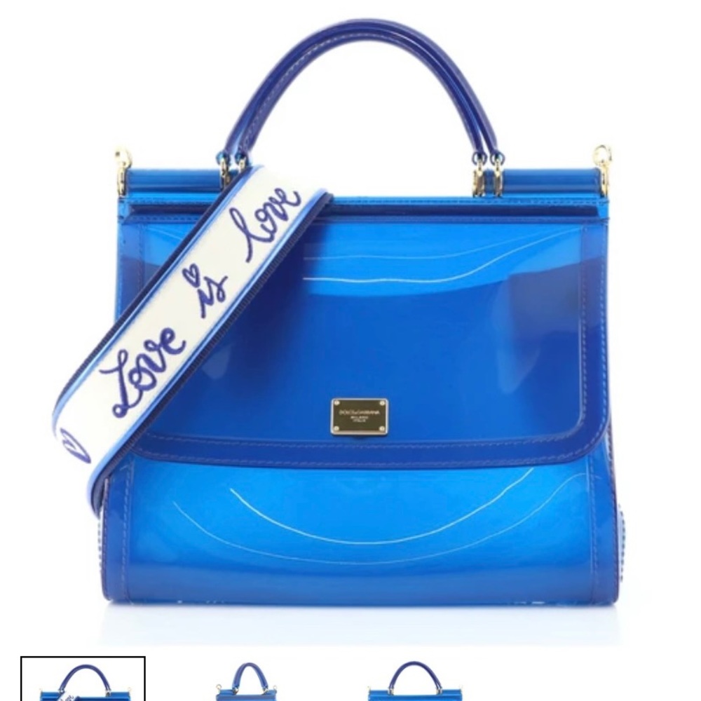 Dolce&Gabbana Miss Sicily Pvc Medium Satchel